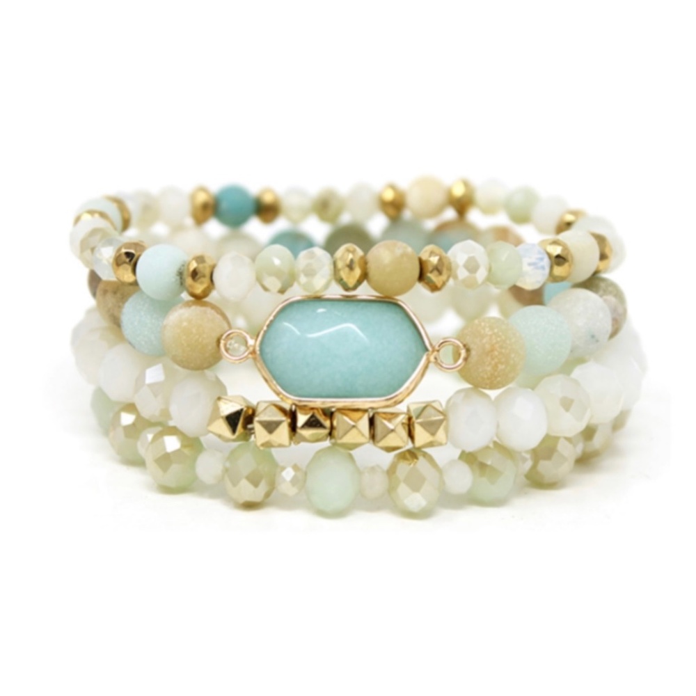 Semi Precious and Bead Strand Bracelets